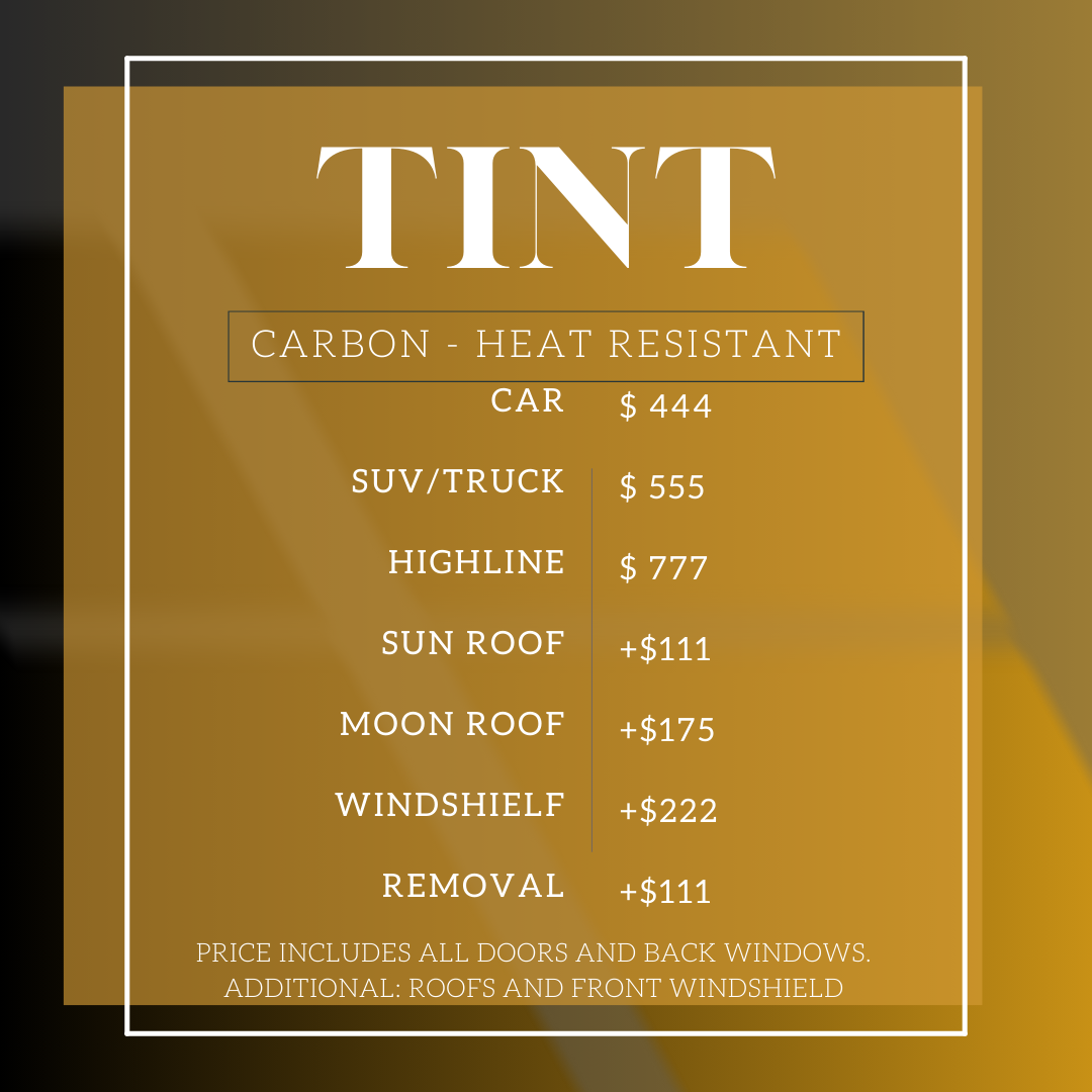 Window Tint - Carbon Ceramic